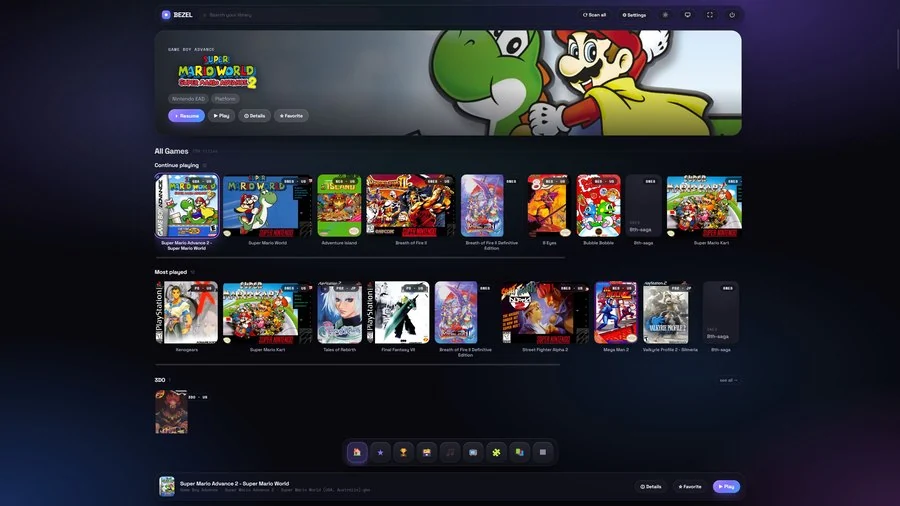 Glass theme